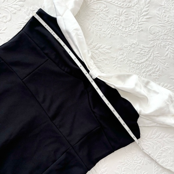 NWOT Lulus Extravagant Moment Black and White Off-the-Shoulder Mini Dress XLarge - Picture 6 of 8
